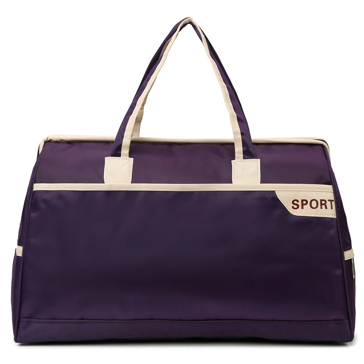 Sporty travel bag with reinforced handles and generous interior Bowlift