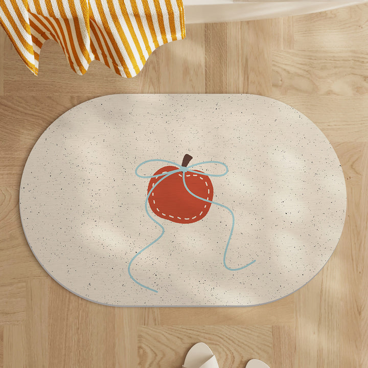 Playful Lemon-Themed Bath Mat Bowlift