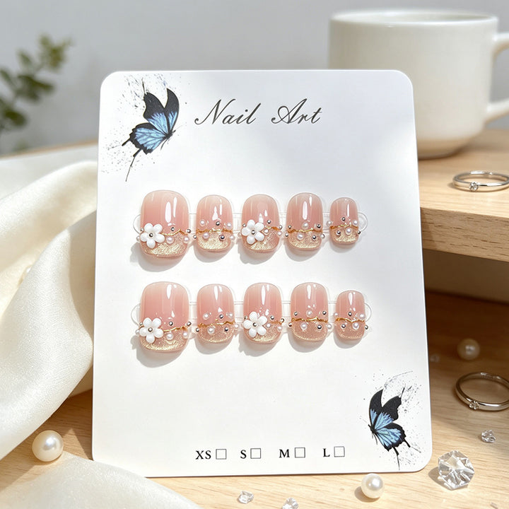 Decorative Floral Nail Art Set Bowlift