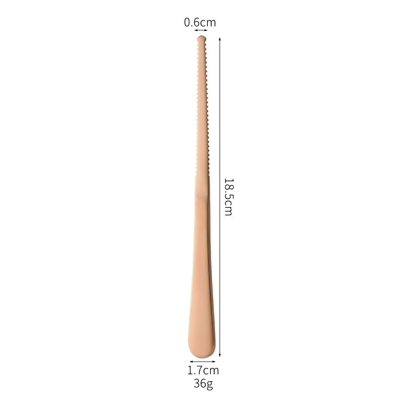 Ergonomic Dough Cutter Knife Bowlift