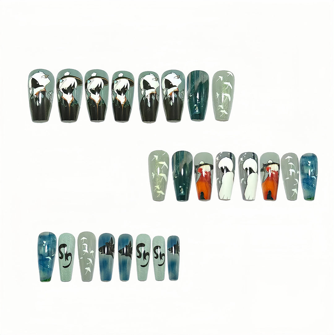 Creative artificial nails with charming 3D designs Bowlift