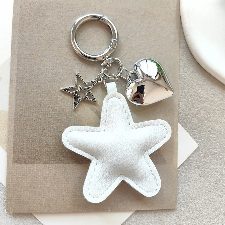 Keychain with star and heart design Bowlift