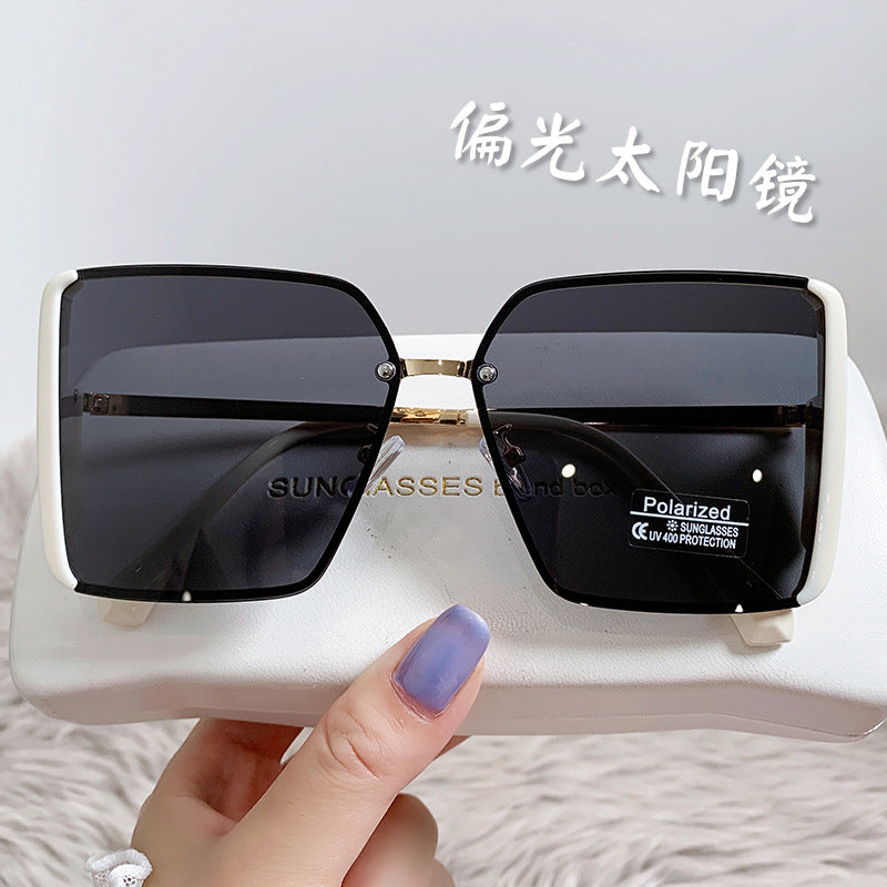 Women's oversized square sunglasses with polarized lenses Bowlift