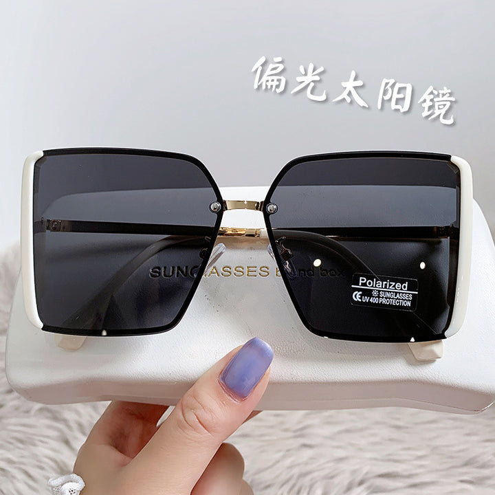 Women's oversized square sunglasses with polarized lenses Bowlift