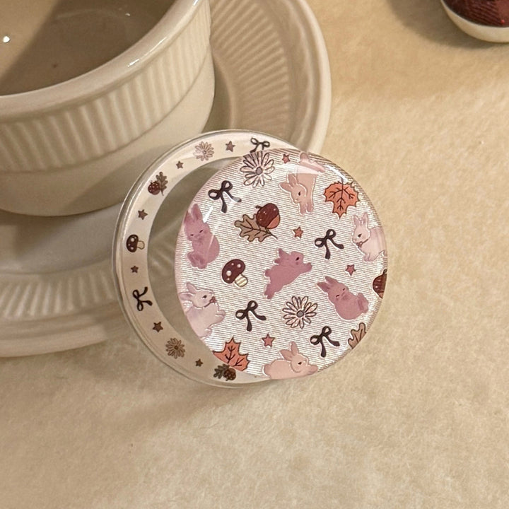 decorative cosmetic box with cute rabbit motif Bowlift
