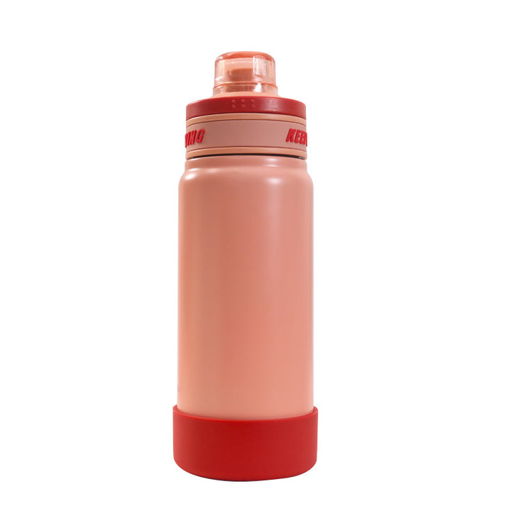 Insulated sports drinking bottle with leak-proof lid Bowlift