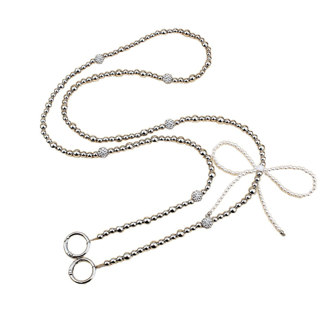 Elegant Pearl and Silver Necklace Bowlift