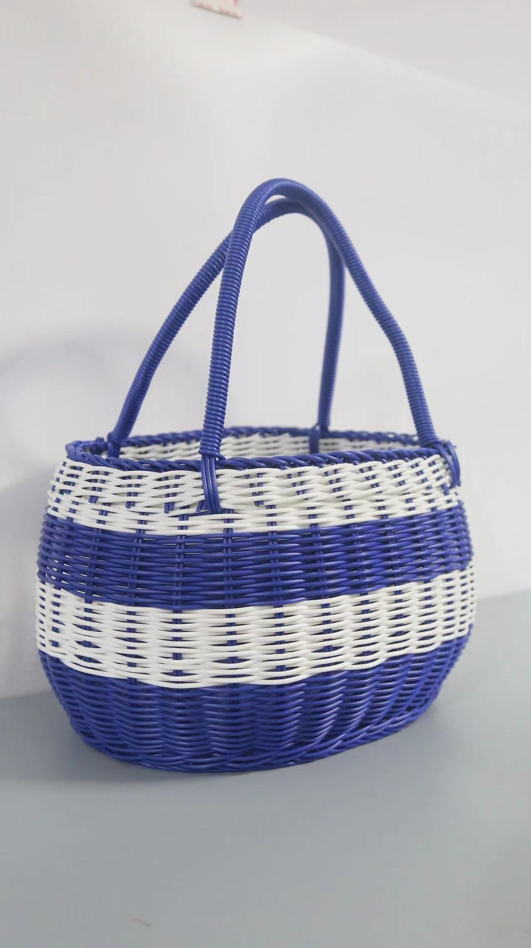 Women Handwoven Basket with Sturdy Handles Bowlift