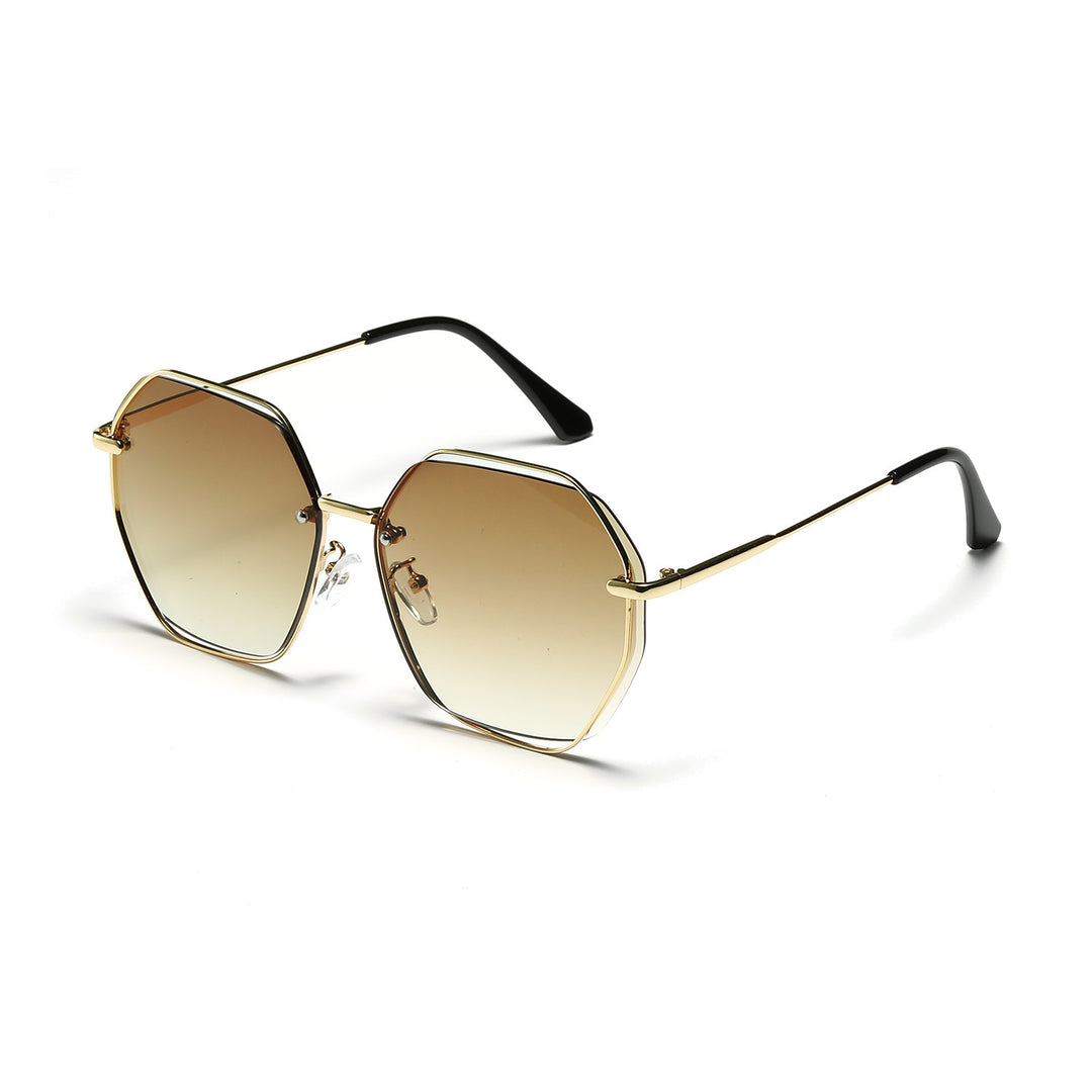Women's fashionable octagonal sunglasses with elegant frame Bowlift