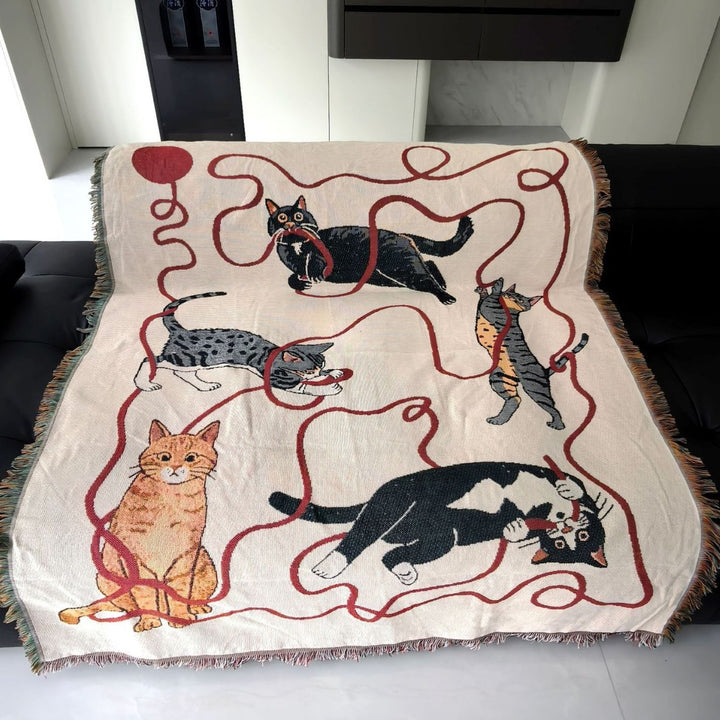 Decorative Pet-Themed  Throw Blanket