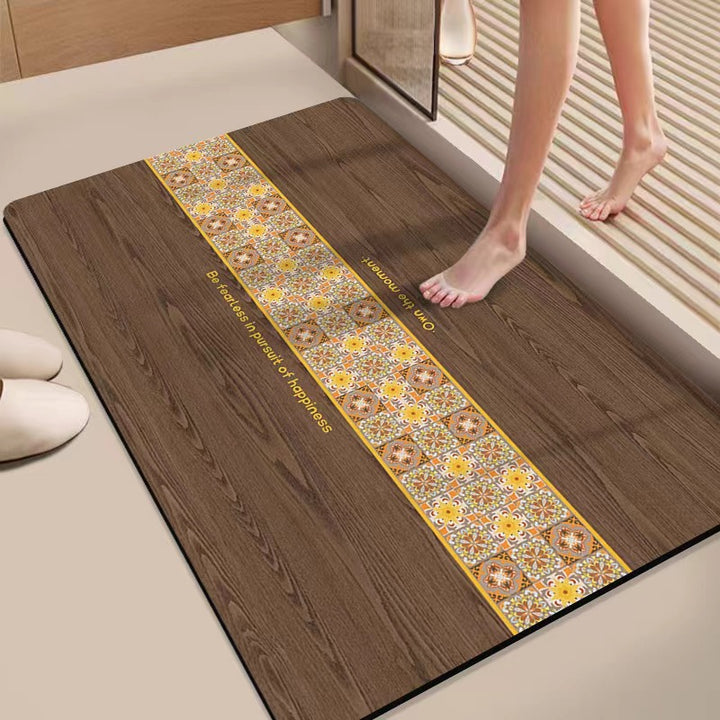 Decorative Memory Foam Bath Mat Bowlift