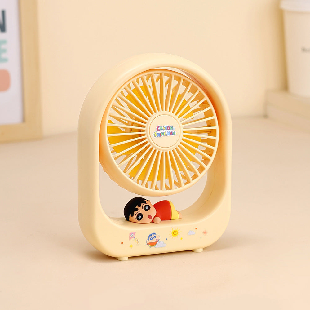 Cute Cartoon Character Mini Fan Bowlift