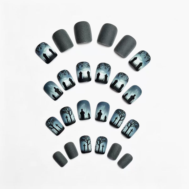 Artistic Gothic Nail Art Bowlift