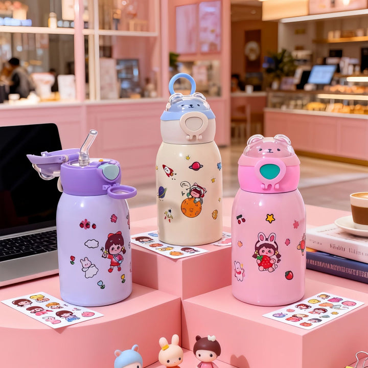 Women's water bottle with unique astronaut design Bowlift