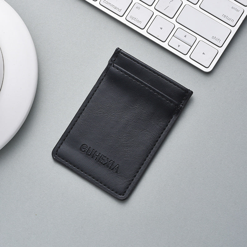Sleek Leather Card Holder Bowlift