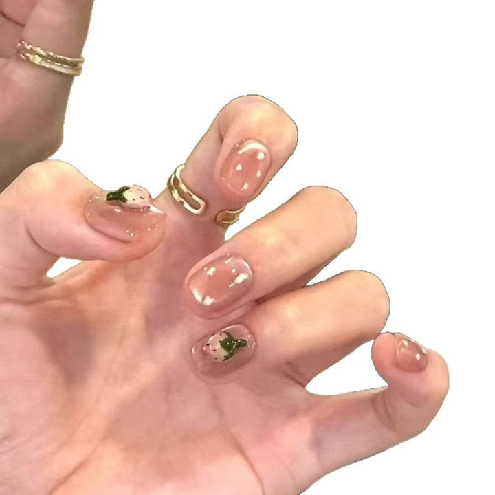 Artistic Floral Press-On Nails Bowlift 1787395011