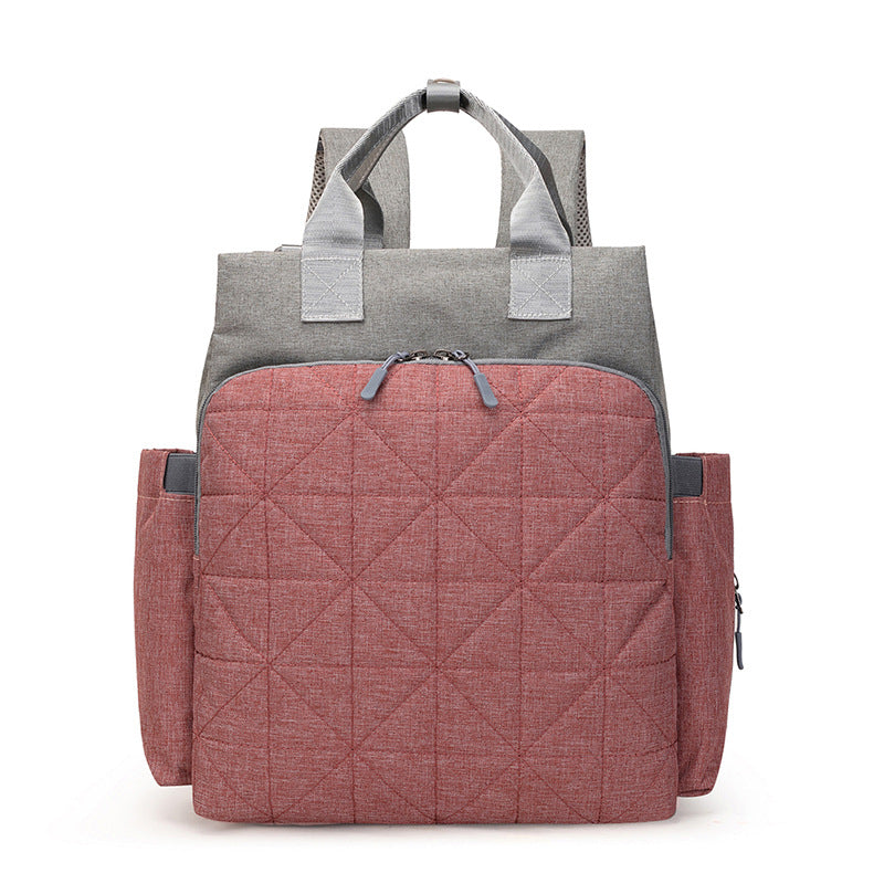 Quilted Multi-Functional Backpack