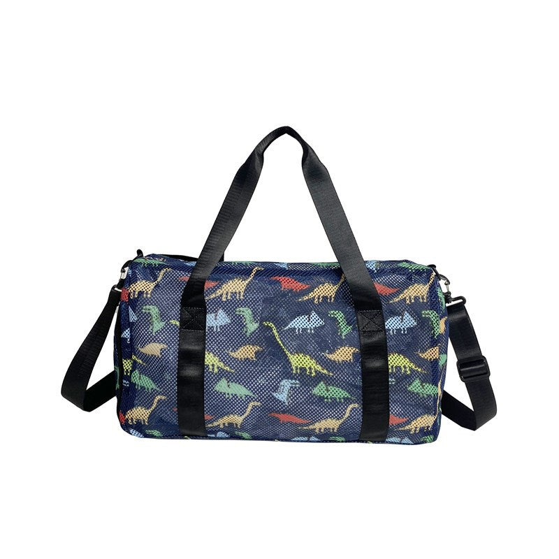 Children's Dinosaur-Themed Adventure Duffle Bag Bowlift