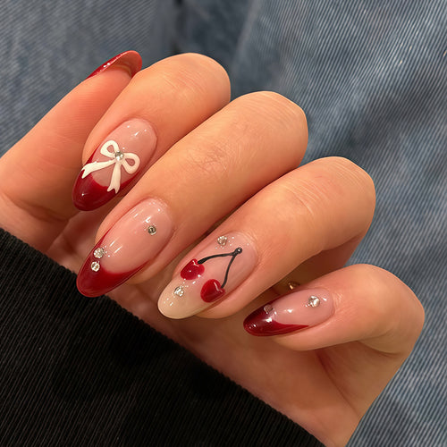 Elegant Artistic Press-On Nail Collection Bowlift