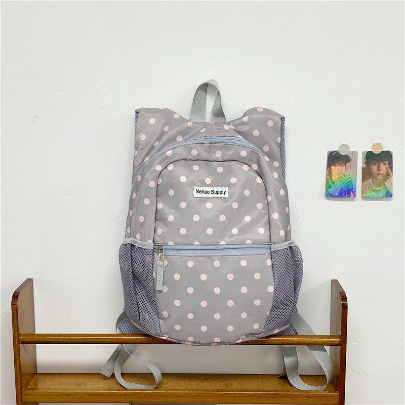 Playful Polka Dot Outdoor Backpack