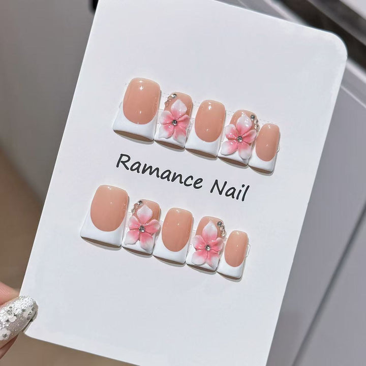 Floral Design Nail Art Set Bowlift