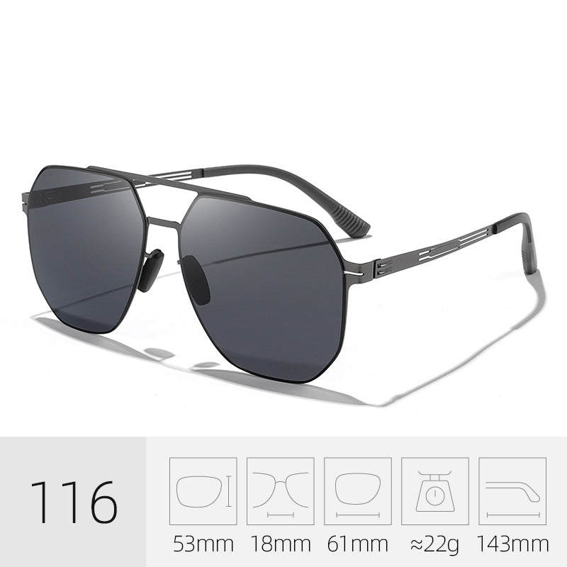 Premium Geometric Frame Sunglasses Bowlift
