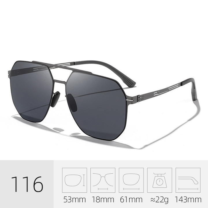Premium Geometric Frame Sunglasses Bowlift