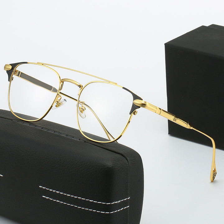 Women's fashion half-frame glasses Bowlift