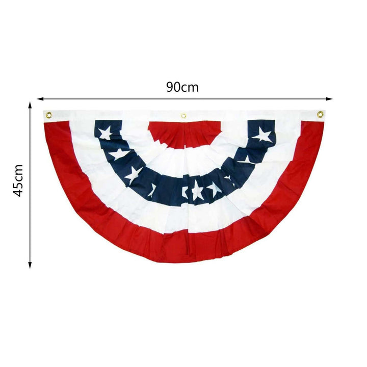 Unisex nan patriotic flag-style outdoor windsock streamer with reinforced ripstop fabric Bowlift