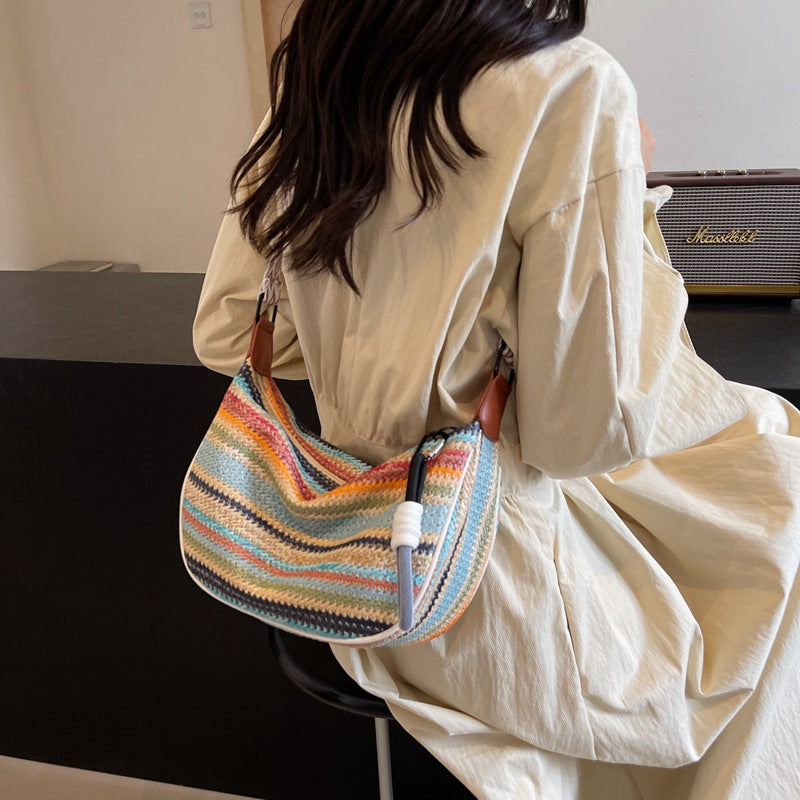 Shoulder Bag Made of Handmade, Sustainable Material Bowlift