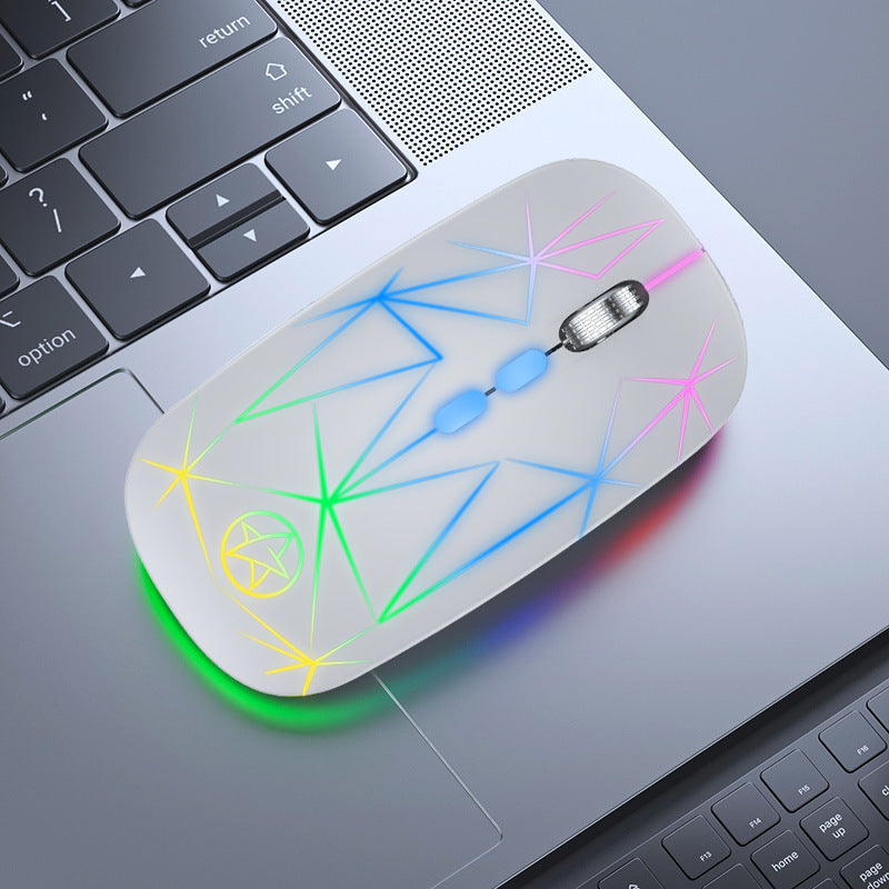 Bluetooth Gaming Mouse with Dual Mode and RGB Lighting Bowlift