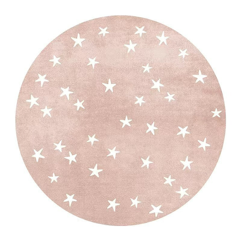 Starry Sky Pattern Round Area Rug