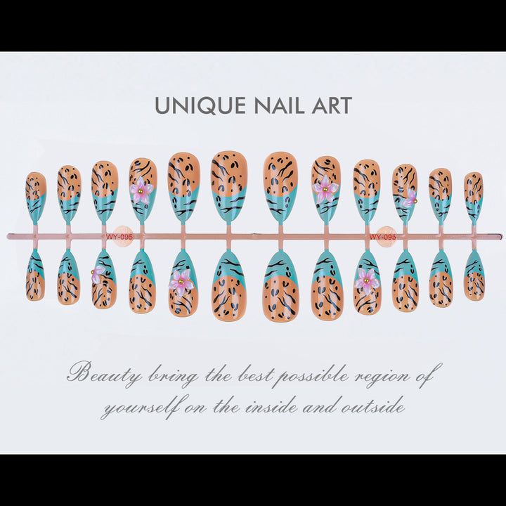 Creative Artistic Press-On Nail Set Bowlift