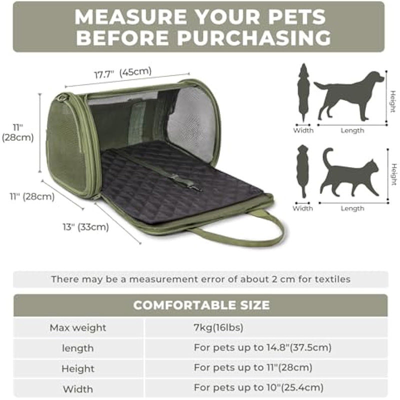 Transport box for pets with breathable mesh inserts Bowlift