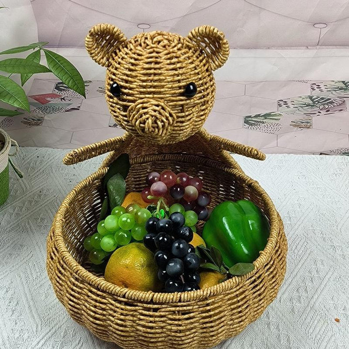 Handcrafted Food and Decor Basket Bowlift