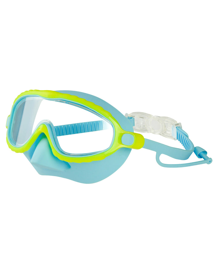 Swimming mask with adjustable comfort and clear field of vision Bowlift