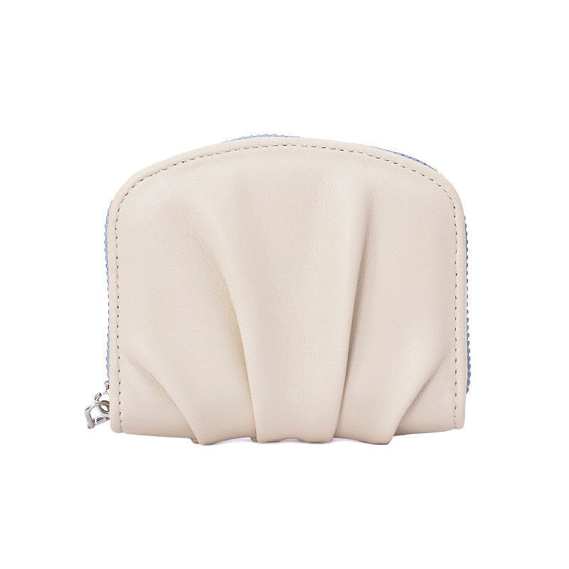 Sophisticated Textured Leather Coin Pouch Bowlift