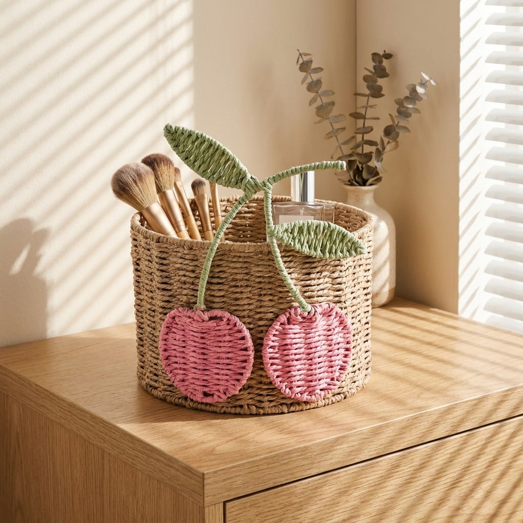 Playful storage basket with fruit design Bowlift