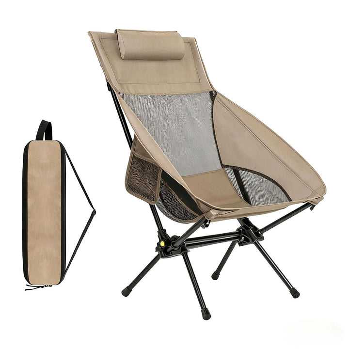 Women's Ergonomic Camping Chair with Mesh Cover Bowlift