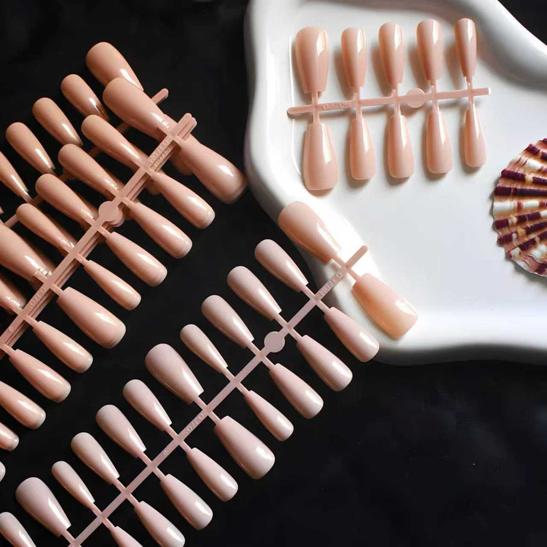 Elegant Long Press-On Nail Extensions Bowlift