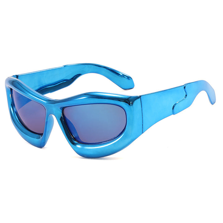 Women's Sporty Sunglasses with Futuristic Design Bowlift