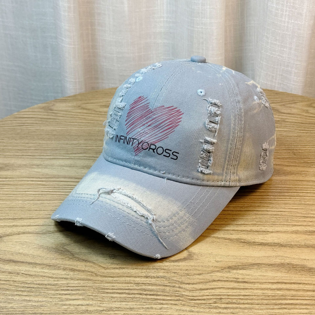 Distressed Graphic Baseball Cap