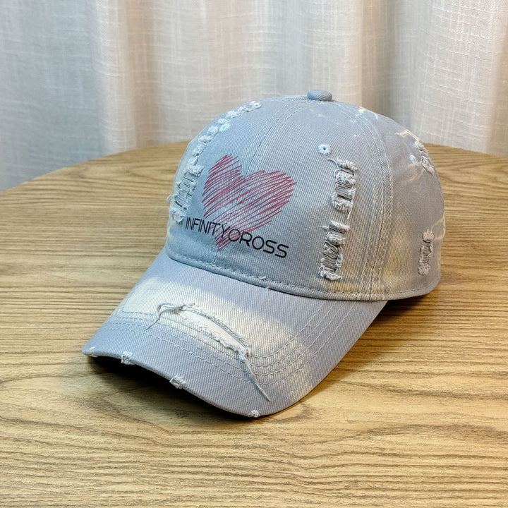 Distressed Graphic Baseball Cap