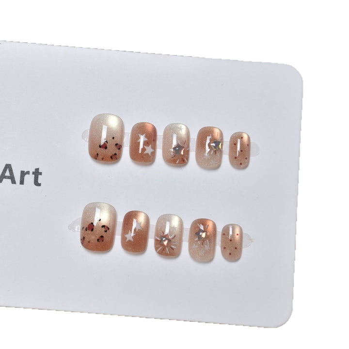 Artisan Floral Press-On Nail Set Bowlift