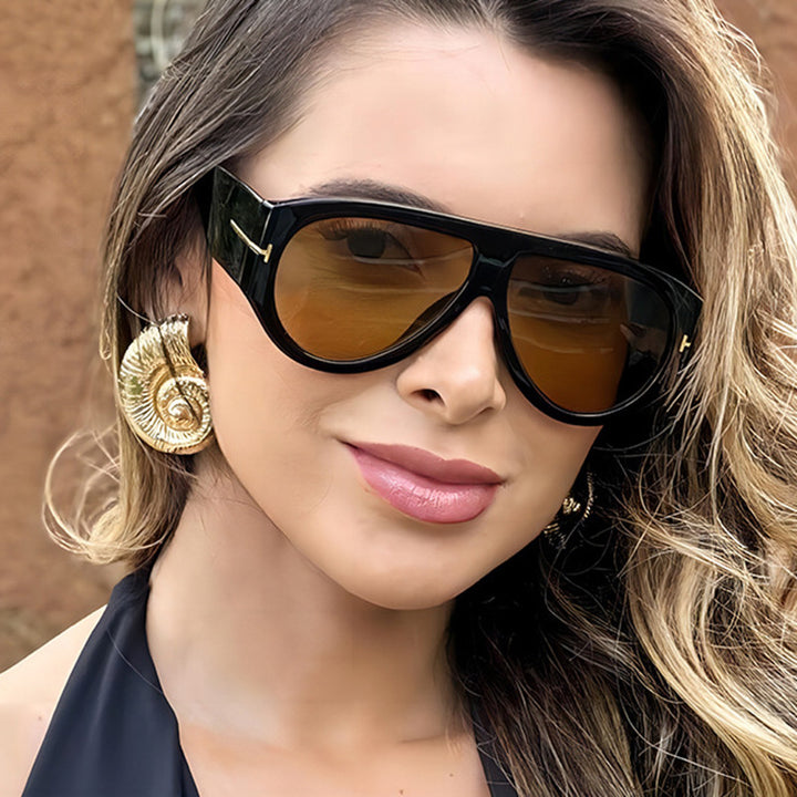 Women's fashionable oversized sunglasses in retro style Bowlift