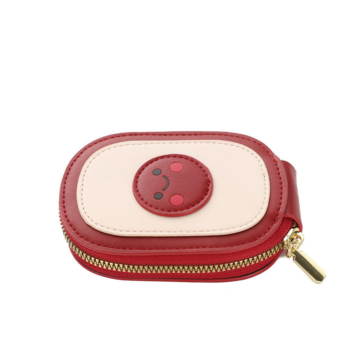 Cute Cartoon Zippered Coin Purse Bowlift