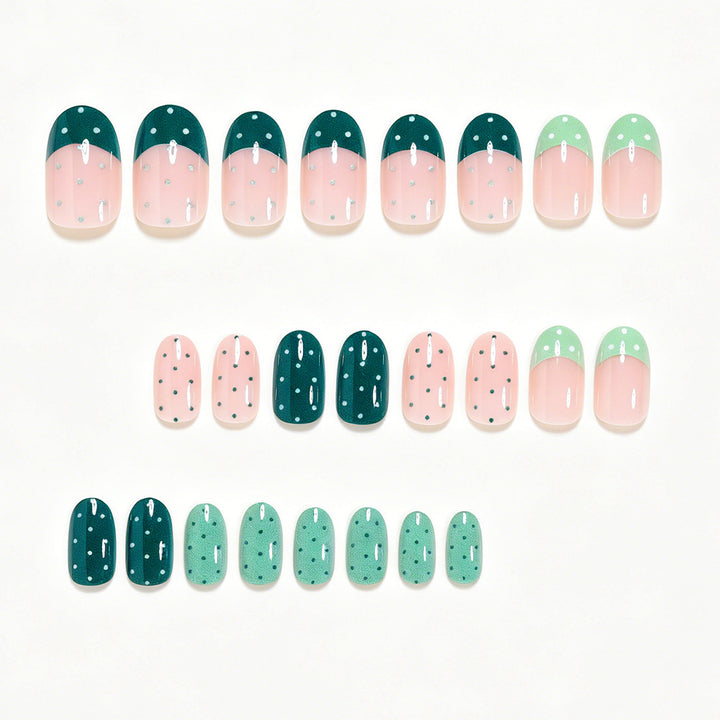 Playful Polka Dot Nail Wraps Bowlift