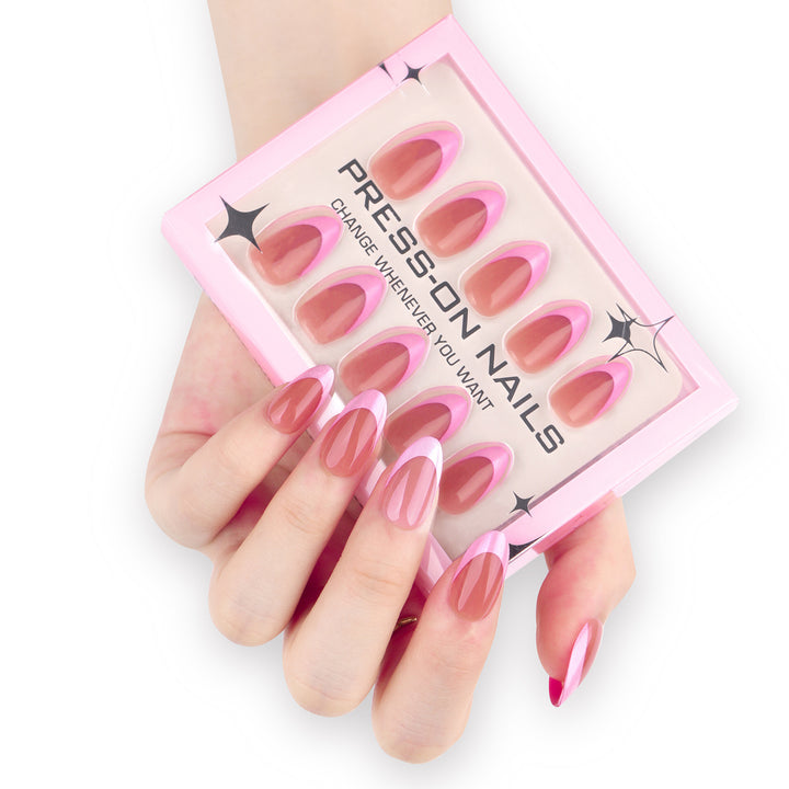 Artificial gradient press-on nails Bowlift