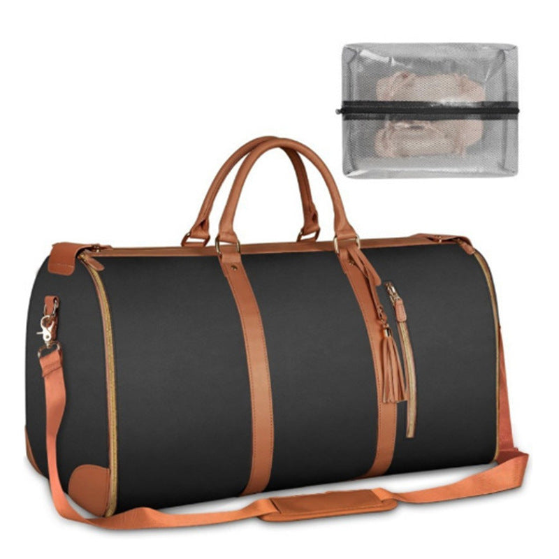 Stylish leisure travel bag with practical cosmetic pouch Bowlift