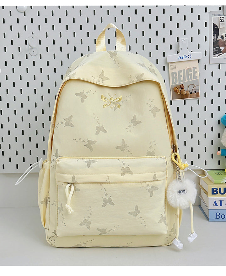 Butterfly Patterned Casual Backpack Bowlift